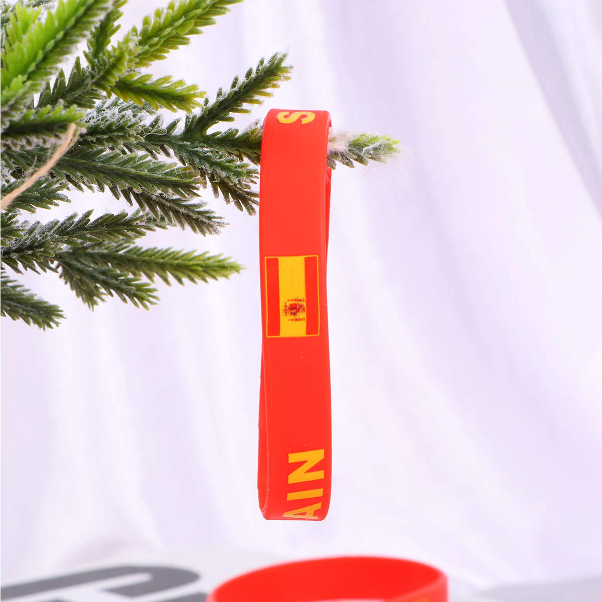 10 peças pulseira de silicone tamanho serve para a maioria dos pulseiras bandeira esportiva impressa playground