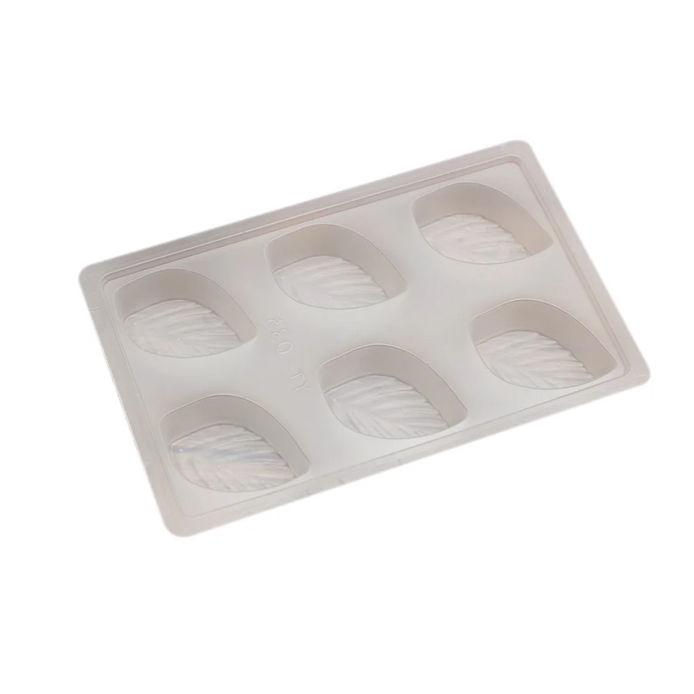 Cetakan Cokelat Bentuk Daun Cetakan Pembuat Jelly Silikon Dapat Digunakan Kembali untuk Kue Permen Es Batu Alat Dapur Pesta