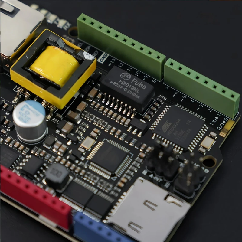 W5500 Ethernet with POE Mainboard ATmega32u4 Arduino-Compatible IEEE 802.3af 7-20V for IoT Projects