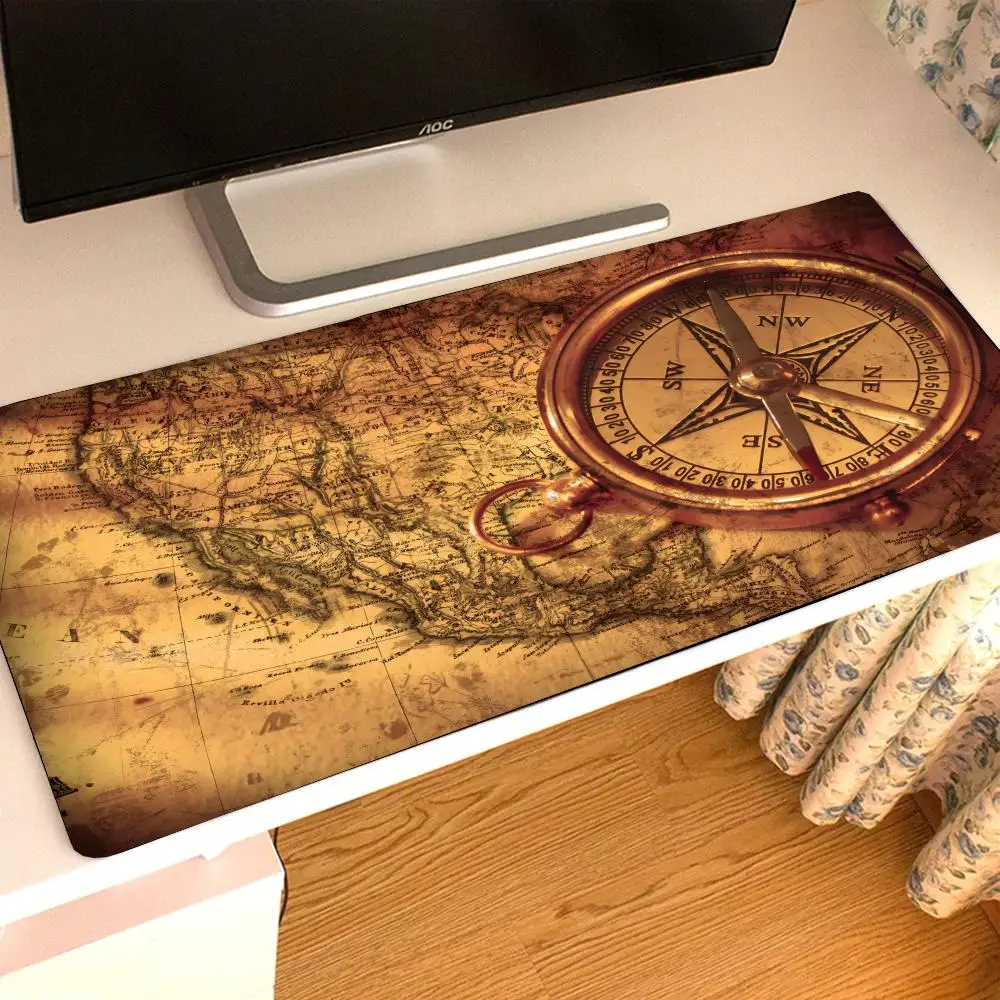 Compass Navigation Mouse Non Slip PC PC Mouse Pad For Office Carpet Home Pad Desk Mat Pad Mouse Desk Accessories pad