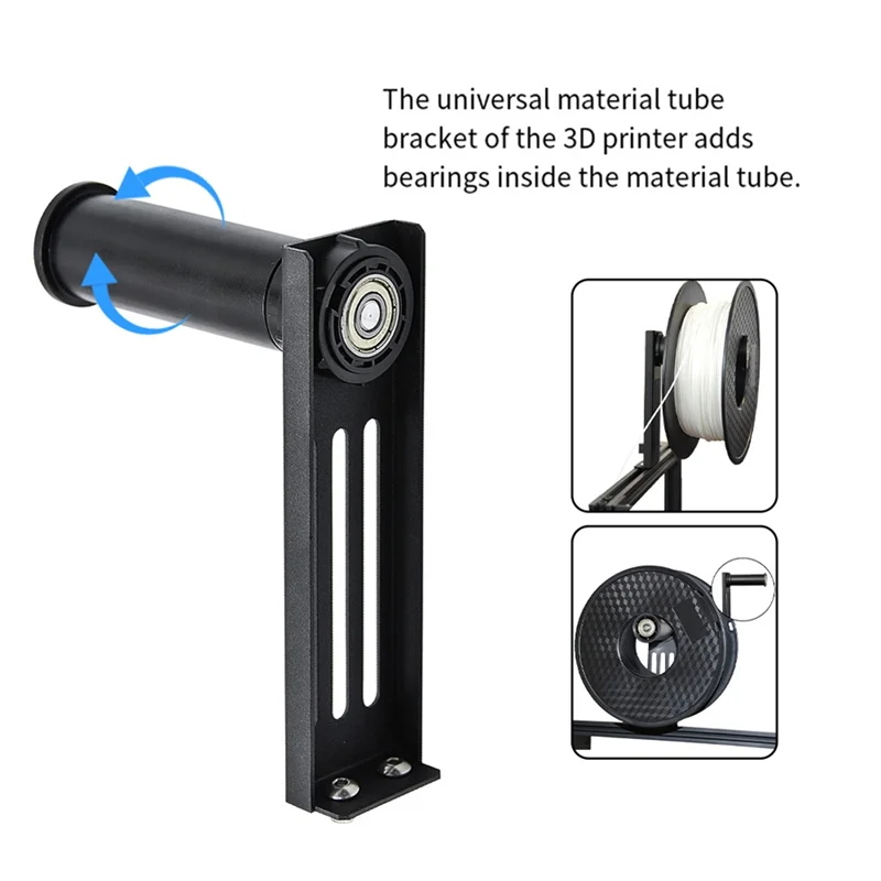 AT82-3D Printer Filament Rack Spool Bracket Holder Upgraded With Bearing Rotatable Rack For Ender-3 Ender-3 V2 CR10S 96BA