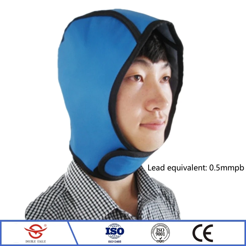 Good quality x-ray gamma ray protective 0.5mmpb super soft lead cap nuclear radiation protection wrapped type lead cap