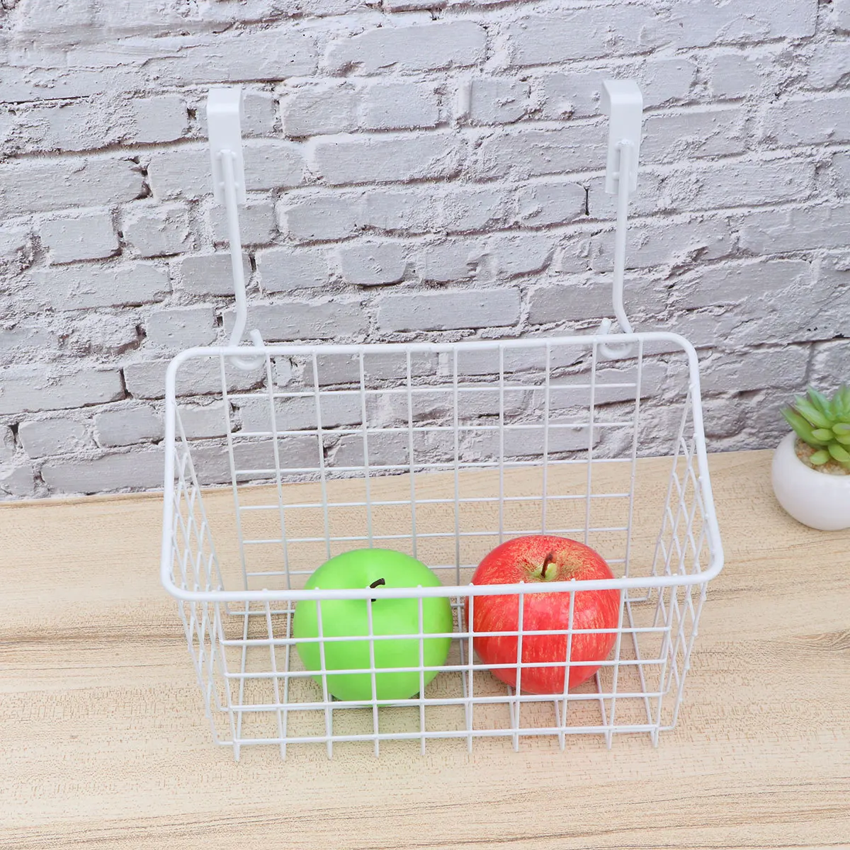 فوق الباب سلة منظم خزانة سلة التخزين رف معلق للمطبخ الحمام مكتب المعادن معلقة تخزين الرف رقم #1