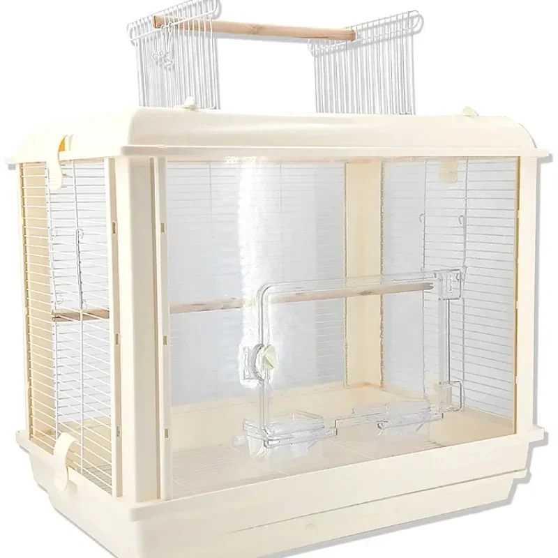 

Luxury High Quality Bird Cages Panoramic Villa Parrot Nest Large Transparent Bird Bed Horizontal Silk Reproduction Parakeet Nest