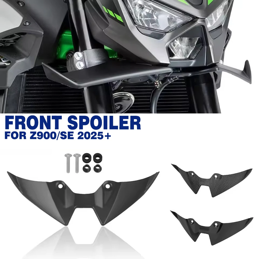 

Z900/SE Motorcycle Naked Front Downforce Spoiler Aerodynamic Wing Cover Cone Fairing Winglet For Kawasaki Z900SE Z 900 SE 2025+