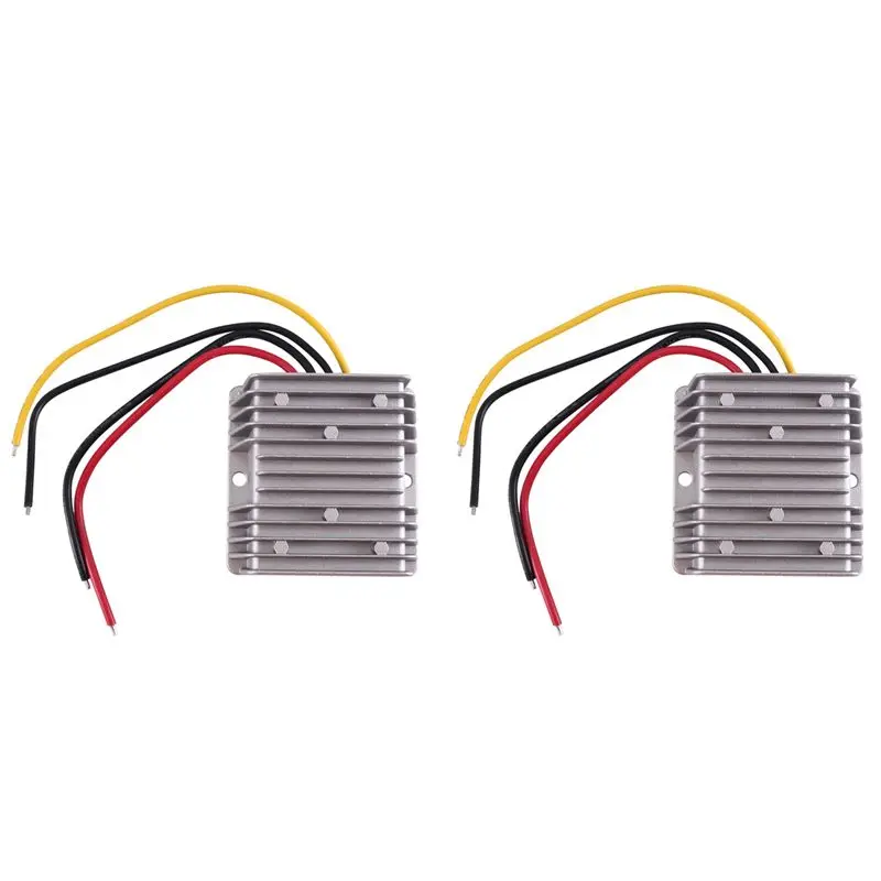 2X DC 8V-40V To DC 12V 10A 120W Stabilizer Converter Transformer Regulator Step Up Down Voltage Module LED Solar Power-AT36