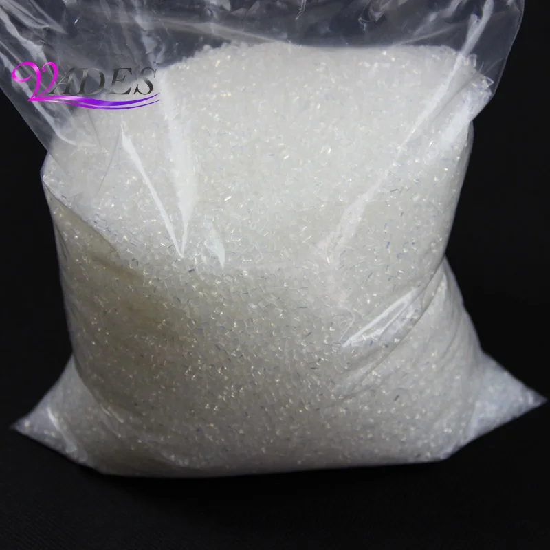 1000 جرام غراء الكيراتين الإيطالي لوصلات الشعر أفضل غراء للشعر المذوب بالحرارة غراء قوي/حبيبات الغراء حبوب الخرز