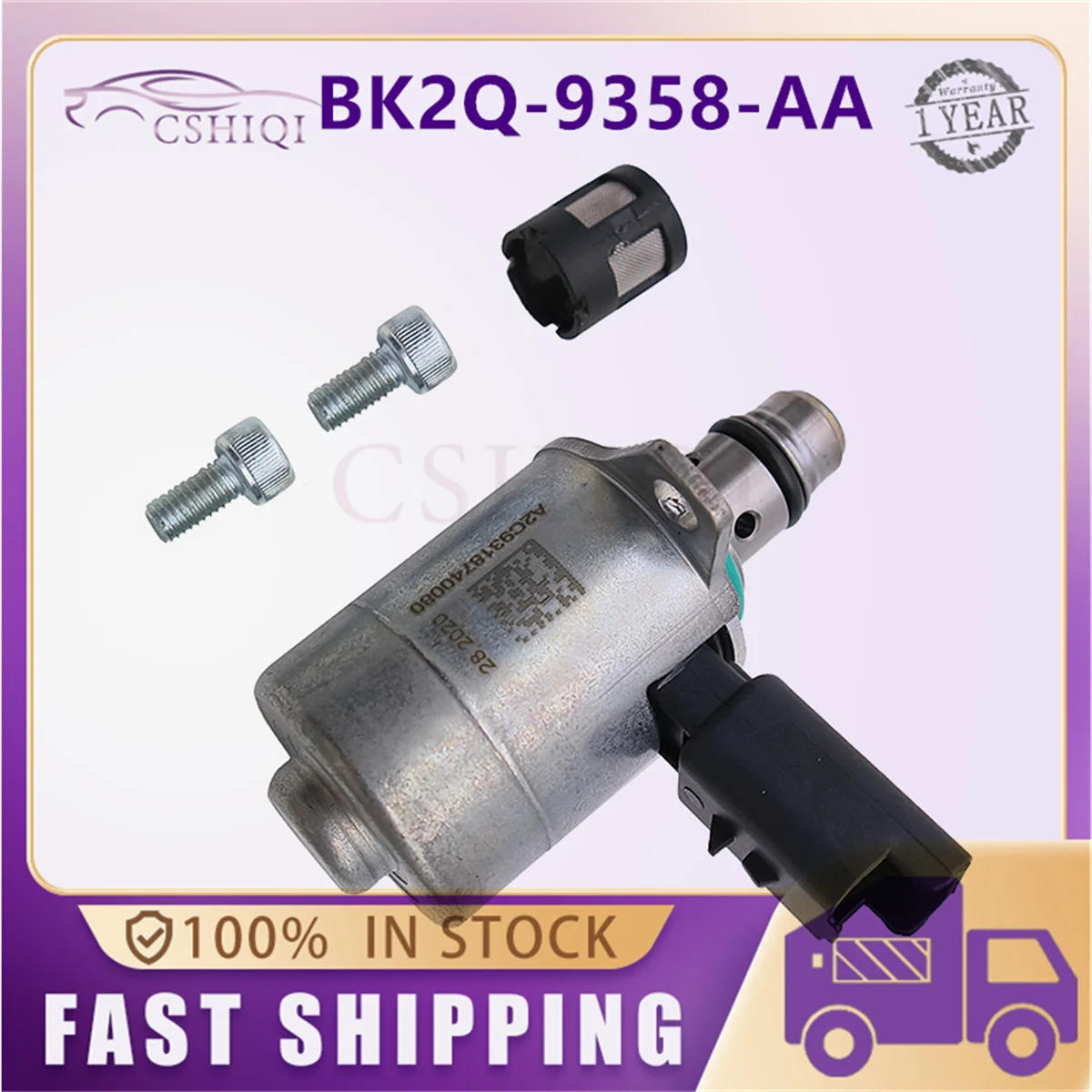 BK2Q-9358-AA SCV Fuel Pressure Control Valve Engines 1793473 1945275 For Ford Transit Custom Ranger 2011 BK2Q9358AB BK2Q9358AA
