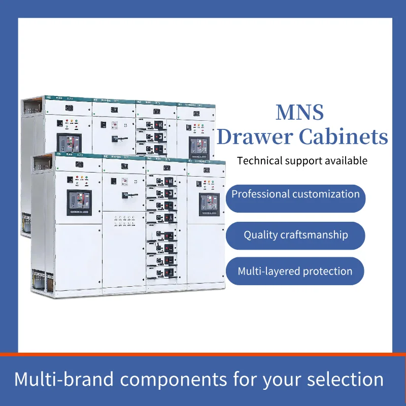 MNS LV Switchgear Cabinet Distribution Box Industrial Controls Low Voltage Power Distribution IP30