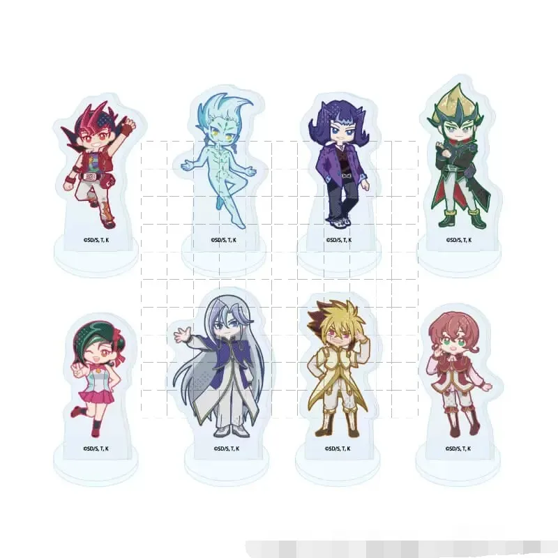 

Game Yu-Gi-Oh! ZEXAL Acrylic Stand Doll Anime YuGiOh Kamishiro Ryoga Tsukumo Yuma Mini Figure Model Plate Cosplay Toy for Gift