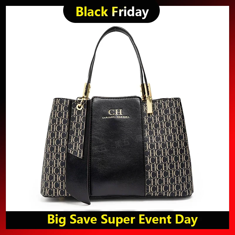 Tas Wanita Desain Kapasitas Besar, Bermerek, Bertulis, Berkelas, Desain Fashionable, Serbaguna, Elegan, Tas Belanja Wanita Terbaru