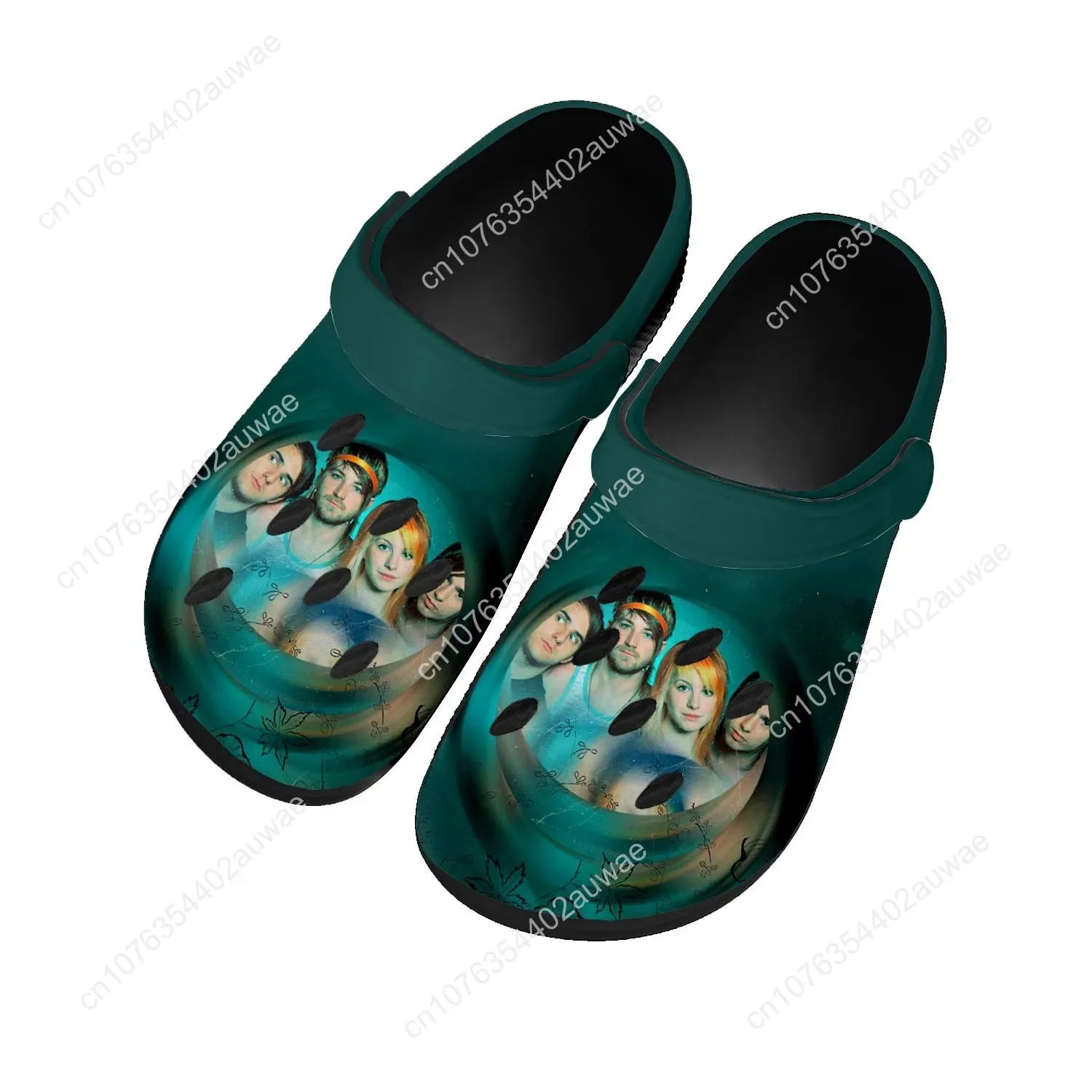 

Paramore Rock Band Pop Home Clogs Custom Water Shoes Mens Womens Teenager Sandals Garden Clog Breathable Beach Hole Slippers