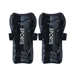 Football Shin Pads Plastic Soccer Guards Leg Protector For Kids Adult Protective Adjustable Gear Breathable Shin Guard