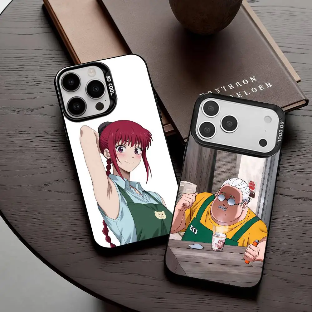 

Manga Series S-SAKAMOTO D-DAYS Phone Case For iPhone17,16,15,14,13,12,11 Plus,Pro Max Candy Silver Plated Inside Cover