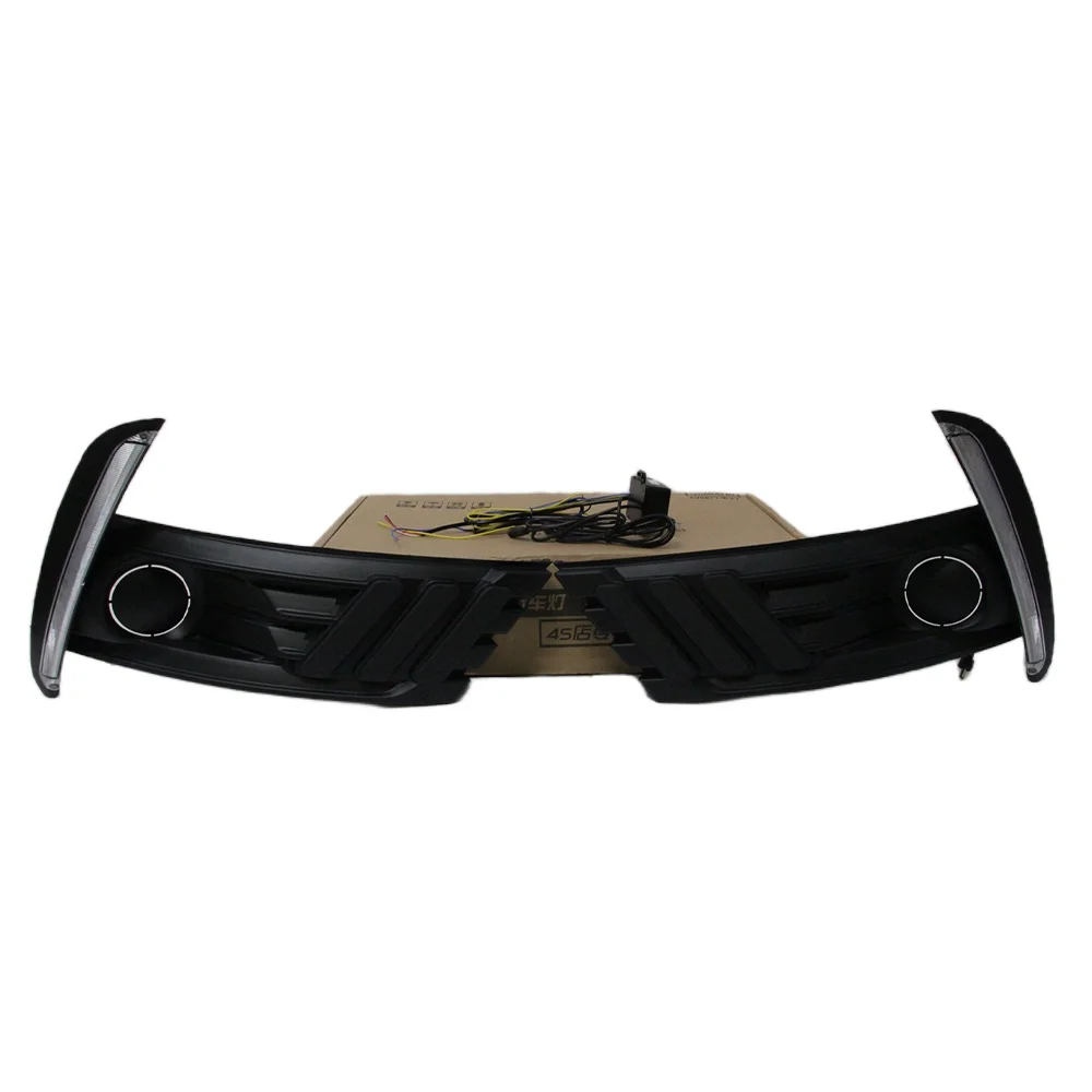 Daytime Running Lights For Toyota Corolla 2017-2018 OEM Style Dual Direction Black Stripe