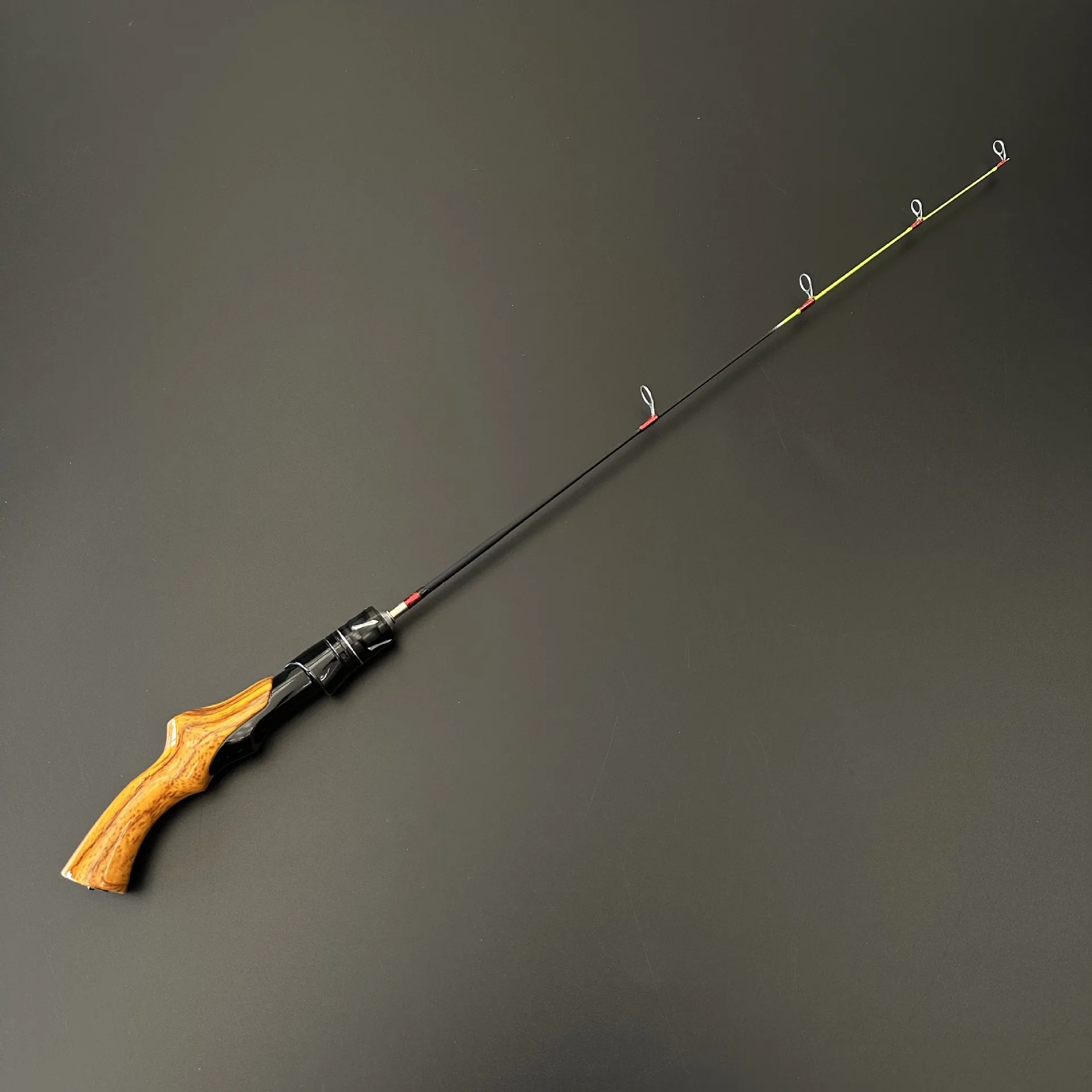 

ZY387 rod, fiberglass rod, slightly portable, ice fishing rod, winter fishing rod, handle, insert joint fishing rod, short