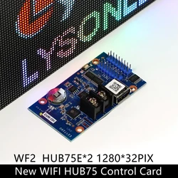 Huidu HD-WF2 HUB75E Порты WIFI и USB беспроводной светодиодный контроллер для панели P4 P5, дисплей для внутренней двери