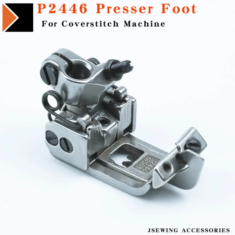 

P2446 Presser Foot For Siruba C007J F007JD Coverstitch (Flatlock) Sewing Machine Parts Needle Distance 5.6mm Jsewing Accessories