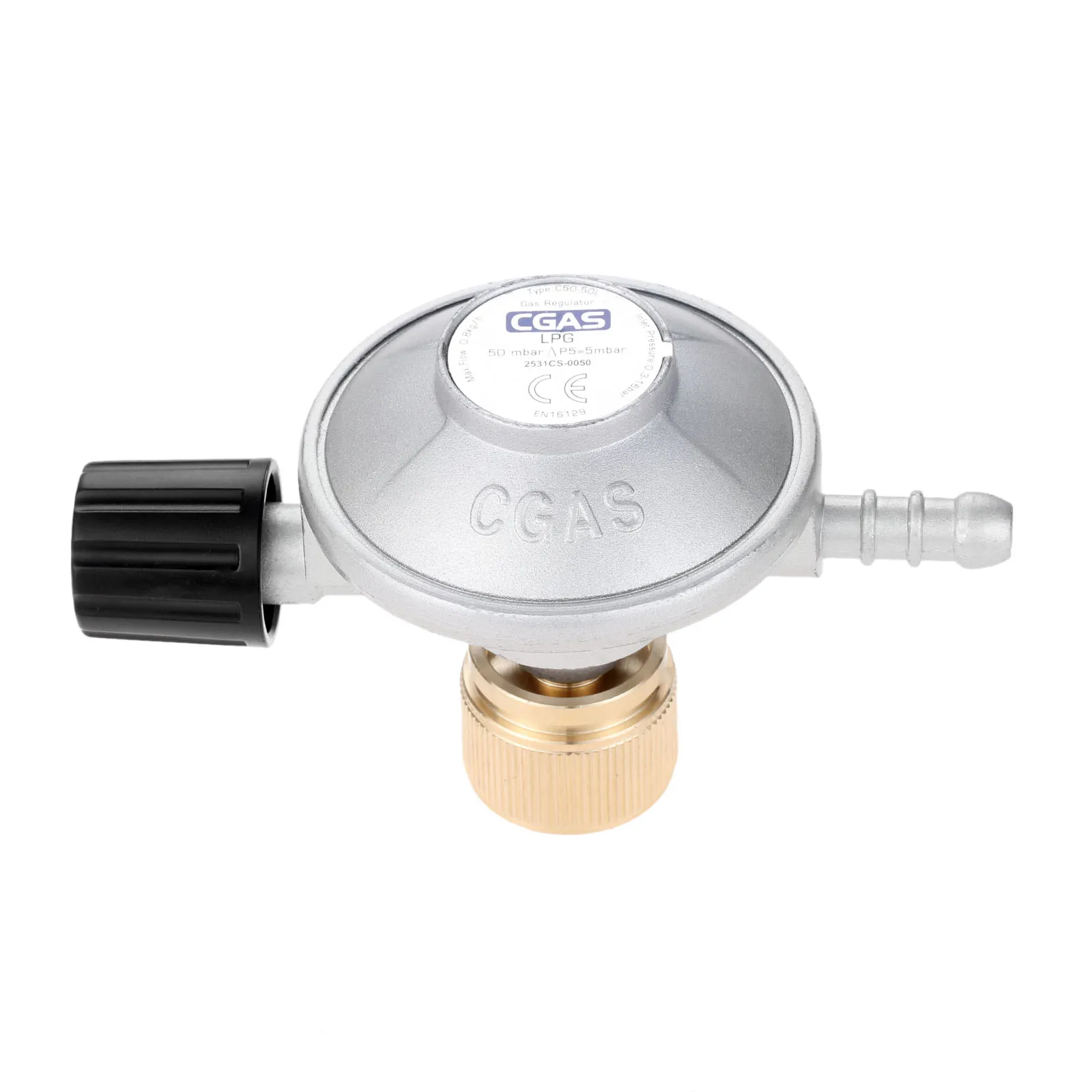 1LB Disposal Bottle Valve Ajustable Flow Low Pressure Propane Regulator With 8mm Barb Hose Connection Connect For Camping Stove