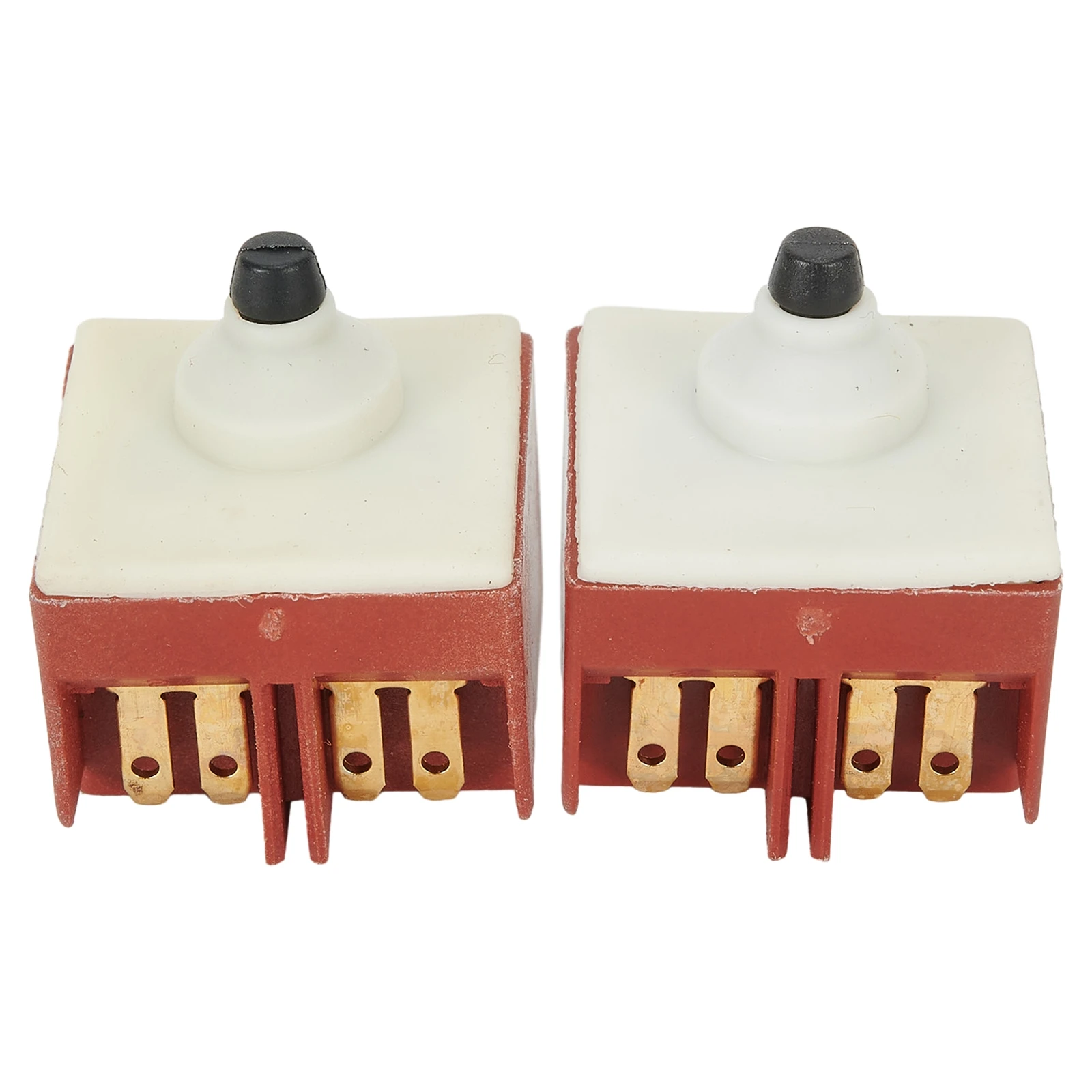 Angle Grinder Switch 250V 5A 2pcs Angle Grinder Button Switch For Bosch GWS6/8-100 TWS6600 Power Tool Accessories