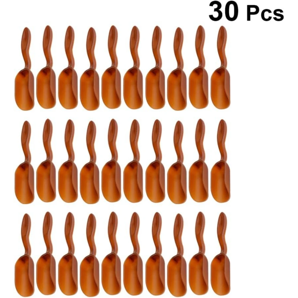 30PCS Plastic Mini Garden Shovel Spoons Soil Scoops, Cultivation Digging Transplanting Gardening Tools Loose Tea-leaf Scoops