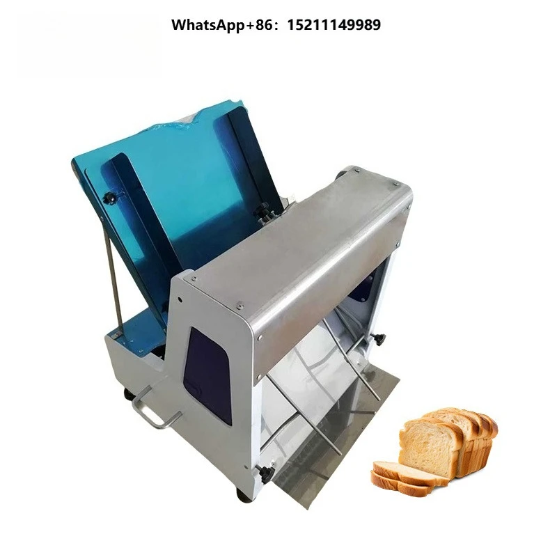 Adjustable Metal Hand Crank Bread Slicer with Scale Line