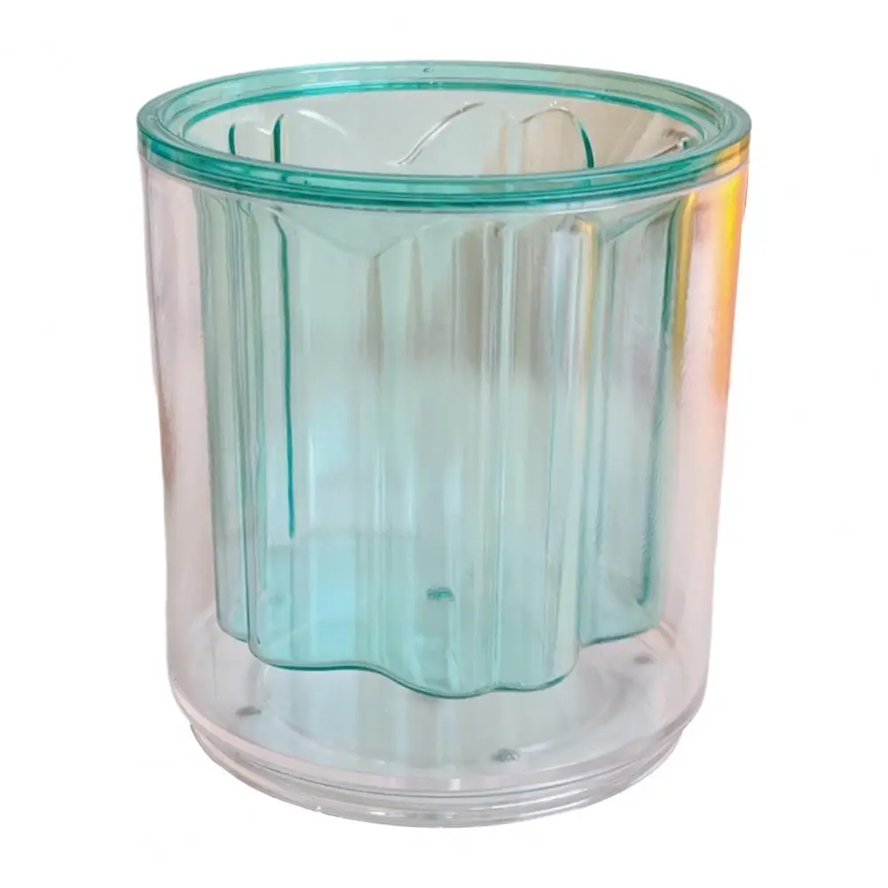 Pen holder transparent large-capacity rotatable creative shape bright color acrylic universal transparent desktop pen storage