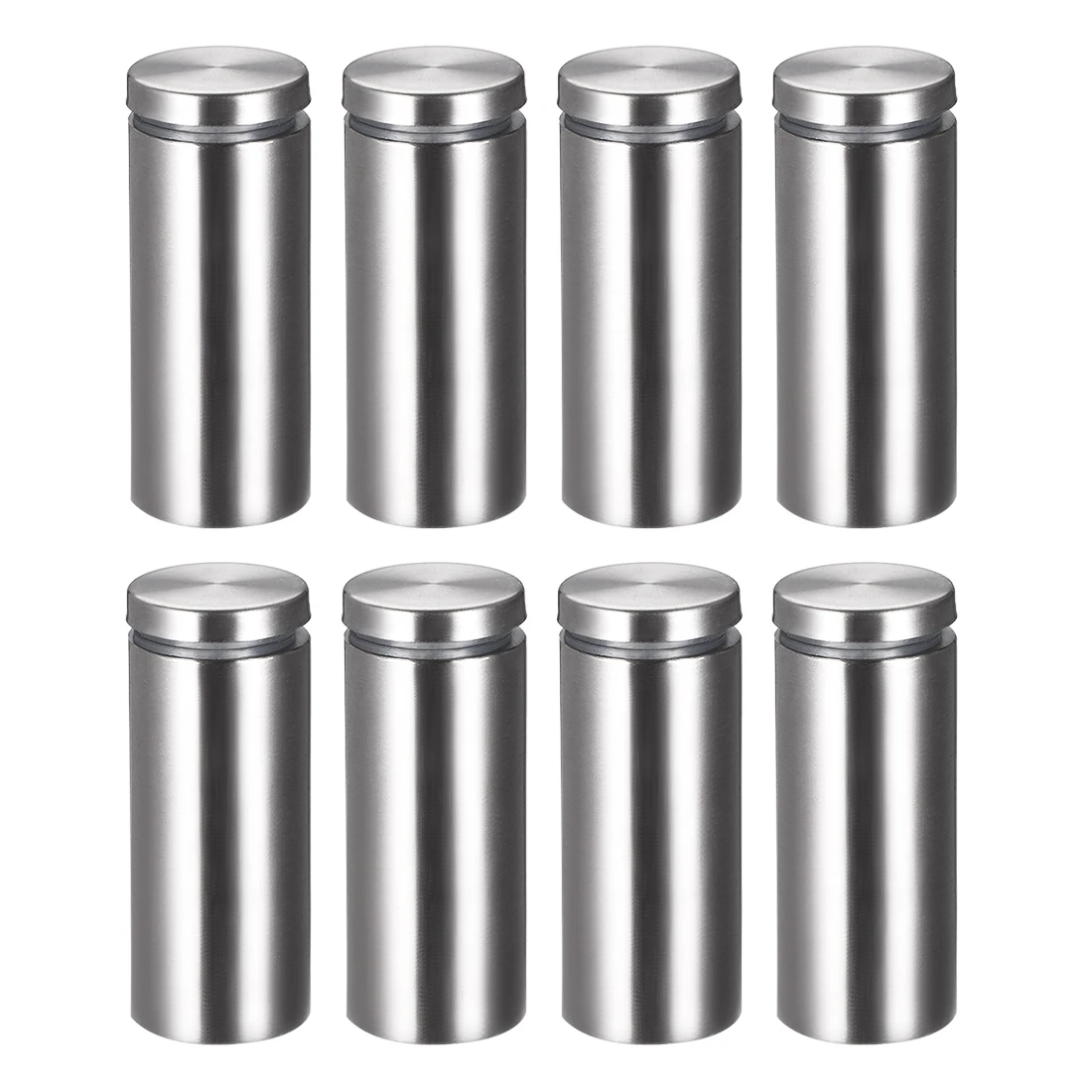 

8 шт., стеклянное крепление, настенный держатель из нержавеющей стали, рекламные гвозди, диаметр 25 мм, длина 62 мм