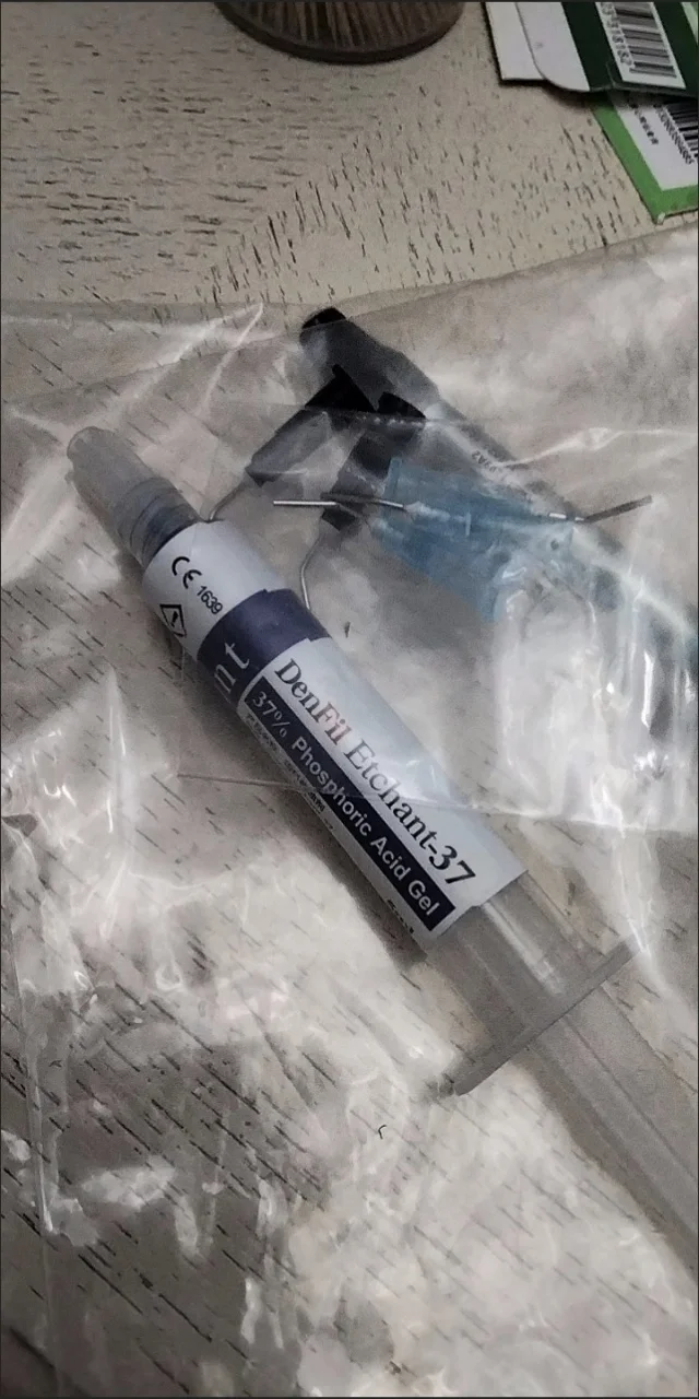 5 مللي/قطعة الأسنان 37% حمض الفوسفور المواد المحفورة حمض محفور مختبر القشرة لصق تقويم الأسنان قوس الترابط ملء #5
