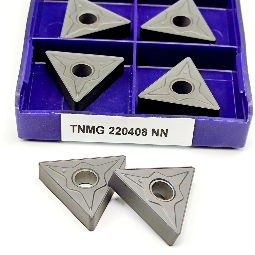 TNMG220404 220408 كربيد إدراج أداة مخرطة CNC LT10 NN 10 قطعة إدراجات تحول قابلة للفهرسة لسبائك الصلب الصلب الحديد الزهر