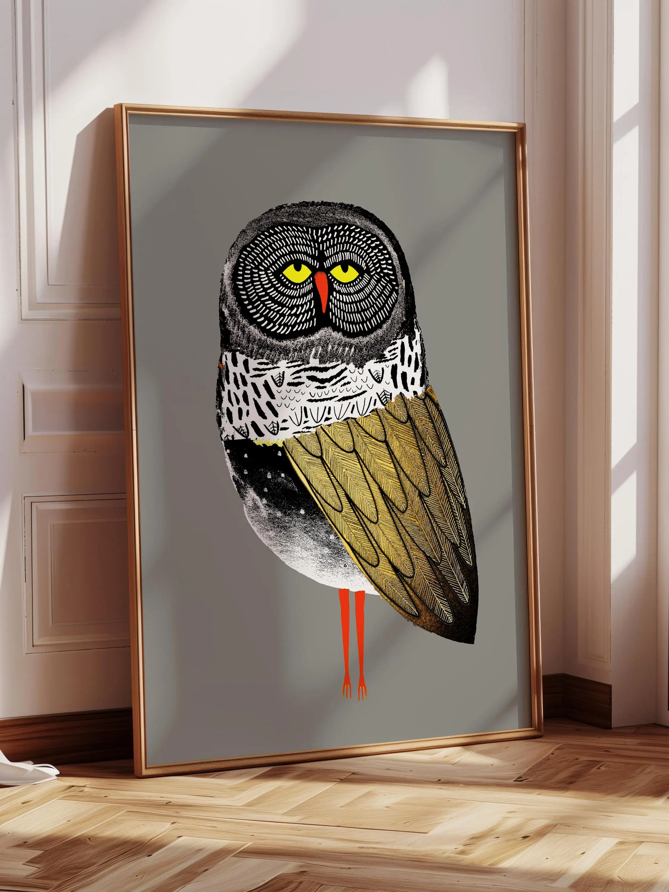 طباعة فنية على شكل بومة وايز، ديكور منزلي غريب الأطوار، هدية لها، المطبخ، غرفة النوم، الحمام، غرفة المعيشة، طريقة الدخول، تدفئة المنزل