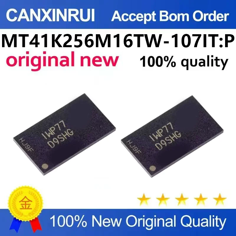 （5pcs-100pcs）Original genuine MT41K256M16TW-107 ITP silk screen printing: D9SHG DDR3 flash granule chip