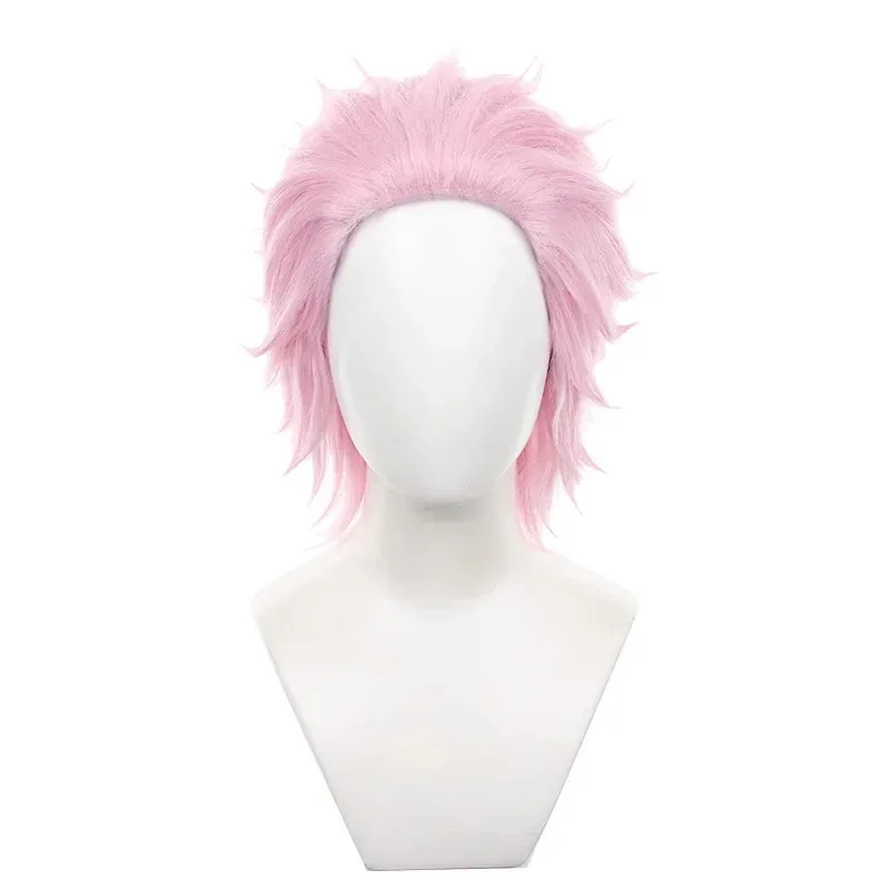 Mitsuki Kiryu Cosplay Wig Anime WIND BREAKER Wig Pink Short  Furin High School Fiber Hair+Wig Cap