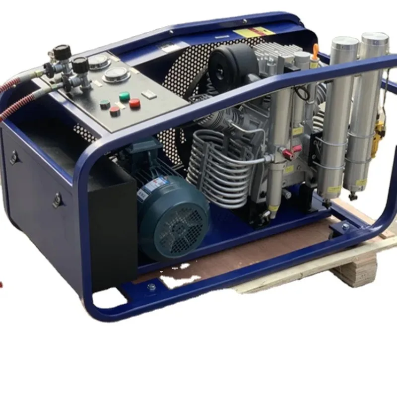 factory HY-W300 air-cooling 3-stages 300L/min 300bar high pressure air compressor pump