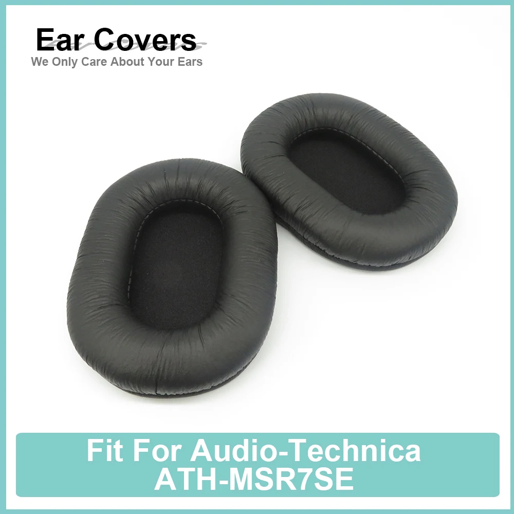 Earpads For Audio-Technica ATH-MSR7SE Headphone Earcushions Wrinkled Pads Foam Ear Pads Black Comfortable