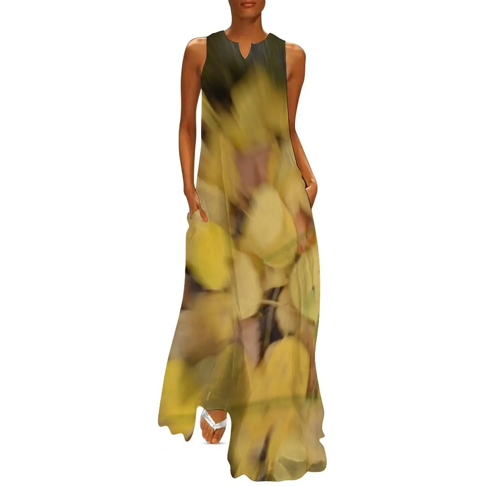 

Autumnal Sea Long Dress sexy dress for women beach outfits for women beach dress Dresses gala