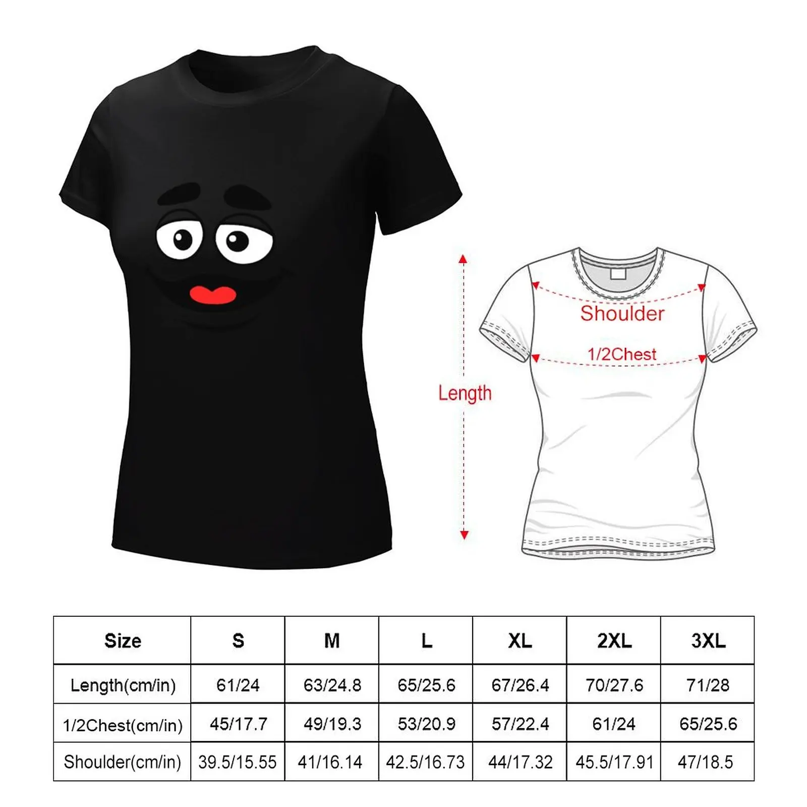 Grimace face Classic T-Shirt hippie clothes Female clothing summer top t-shirt dress for Women graphic