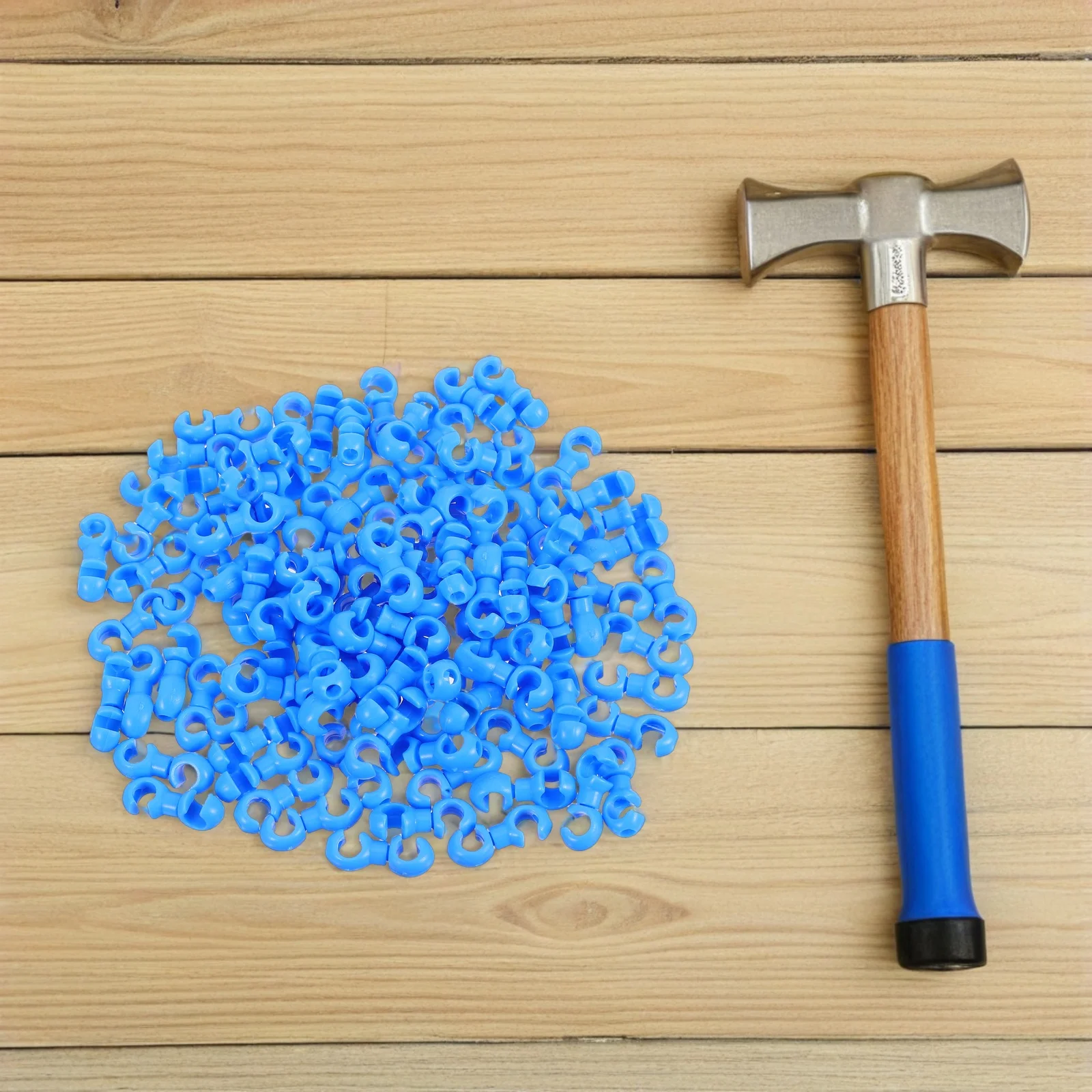 

100Pcs Bicycle Cable Clips S Hook Fasteners Brake Gear Mount Clips Cable Organizer for Neat Safe Riding on Mountain Road Bikes