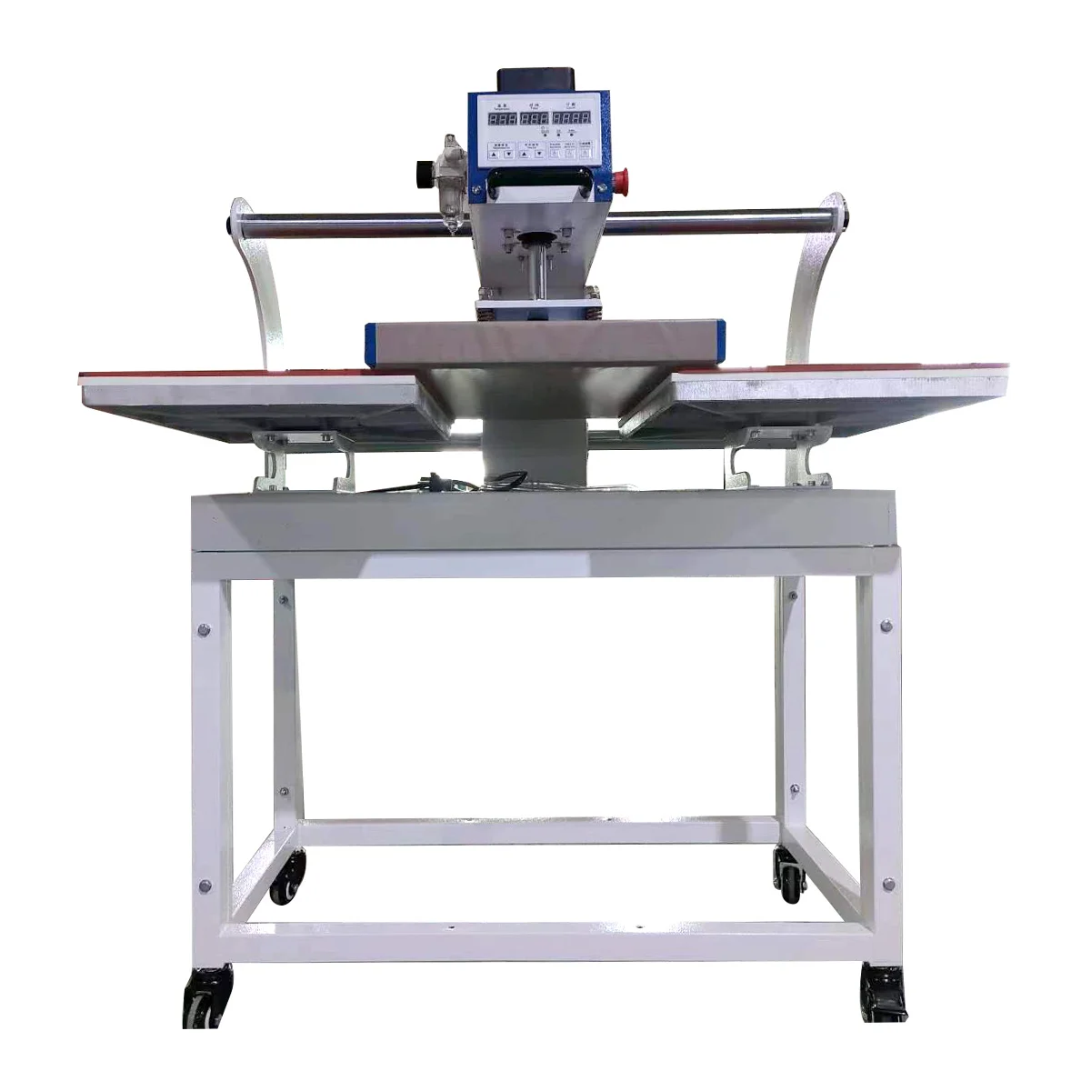 

Double-Station Pneumatic 38X38 cm Large Format Auto-Open Heat Press Machine Upslided Sublimation for T-shirt Transfer Shoemaking