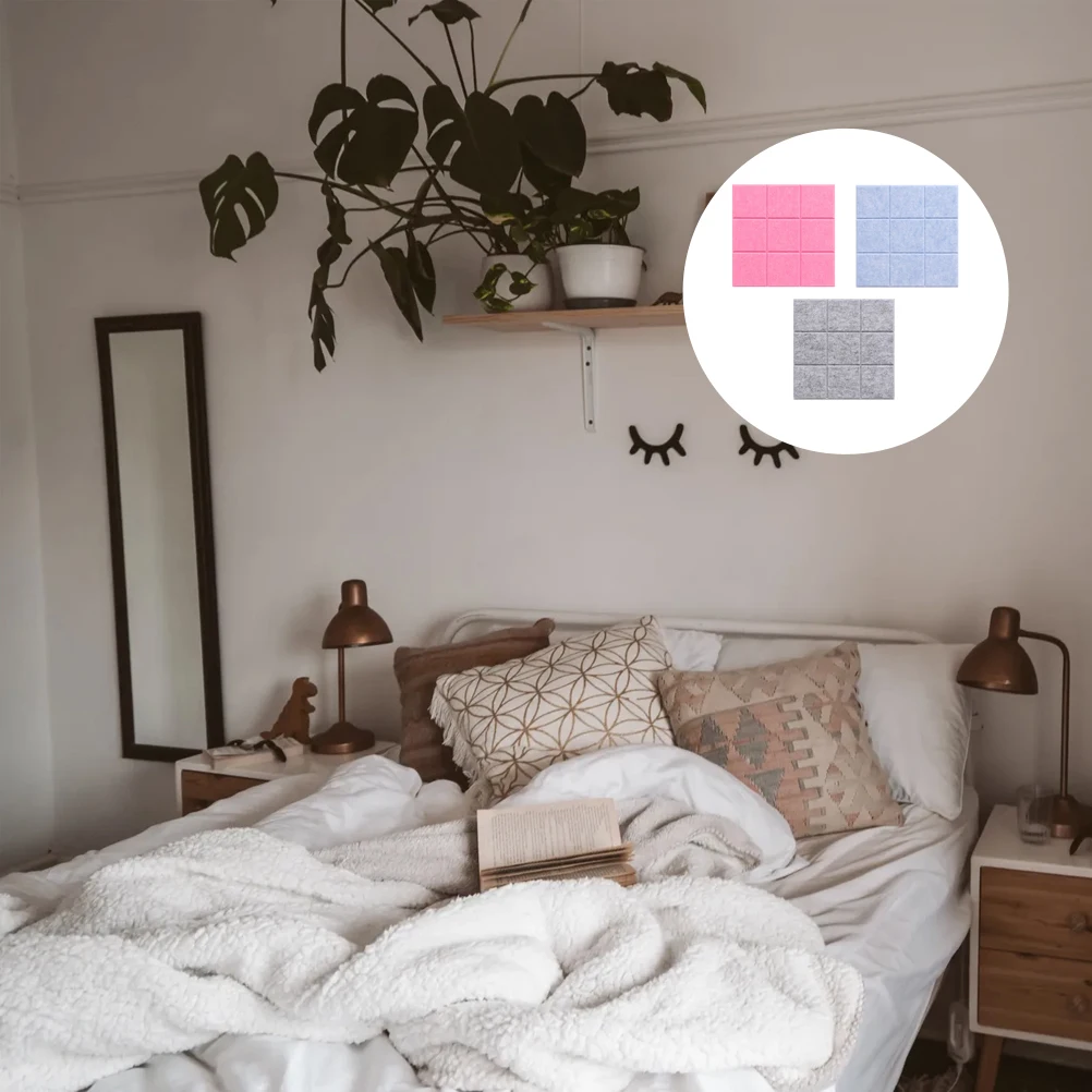 

3Pcs Felt Message Board Photo Display Board Long-Lasting Household Felt Wall Sticker Display for Jewelry Keys Photos Watches