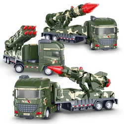 Inertia Large Children's Toy Car Simulation Military Car Missile Launch Rocket Car Simulation Military Car Model Birthday Gift