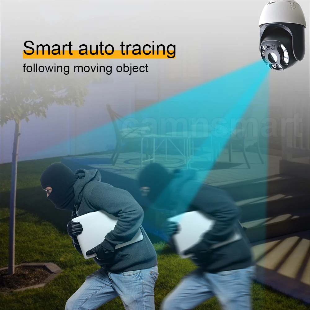 6MP Tuya WIFI Camera Security for Home Protection Outdoor CCTV Wireless Onvif NVR Smart Motion Detection Tracking Garden Monitor - Image 3