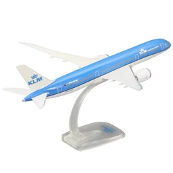 30CM 1:200 Scale  B787 KLM MD-11 Aircraft E190 ABS Resin Material Wing Assembly Aircraft Model Collection Toy Gift