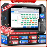 VDIAGTOOL VD80BT Car Diagnostic Tools Topology Scanner 42+ Resets Bidirectional Test ECU Coding Key Programmer FCA Auto OBD Scan
