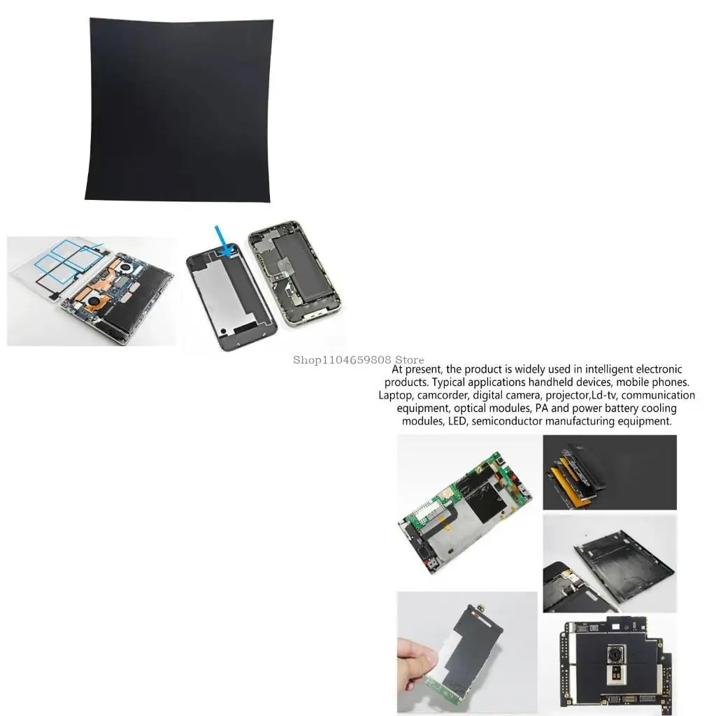 

Copper Foil SSD Heatsink for 2280 M.2 SSD,Heat Conductive Adhesive Film