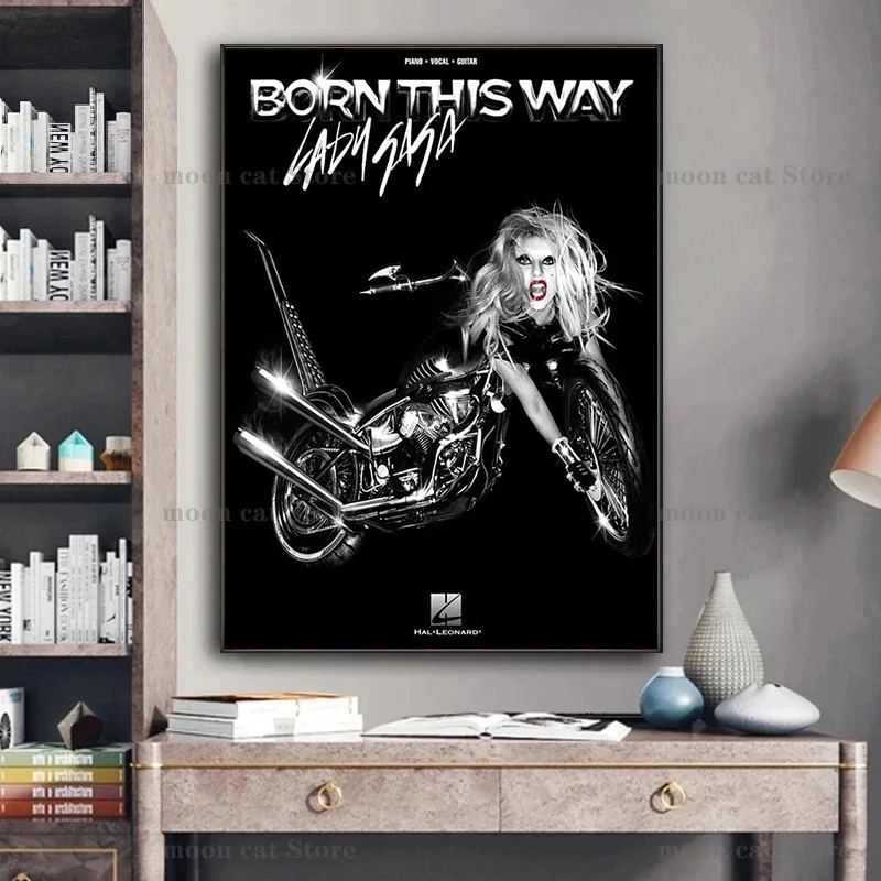 Lady Gaga Born This Way/Chromatica/The Fame Hot Music Album Poster Canvas Painting Wall Art Pictures Home Decor Gifts