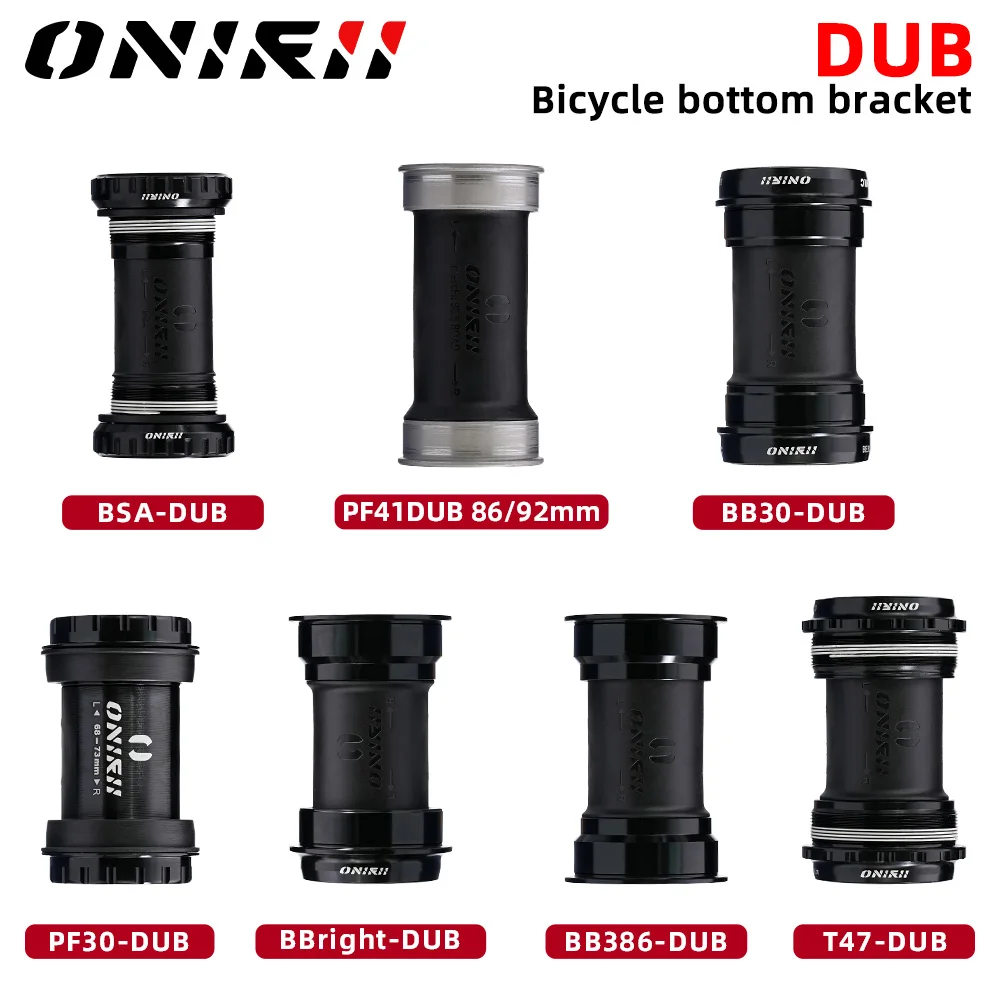 ONIRII DUB Bike Bottom Bracket 28.99mm Series BSA T47 86-92 BB30 Threaded Press-in Bicycle Part Bearing BB for MTB Road Bike NEW