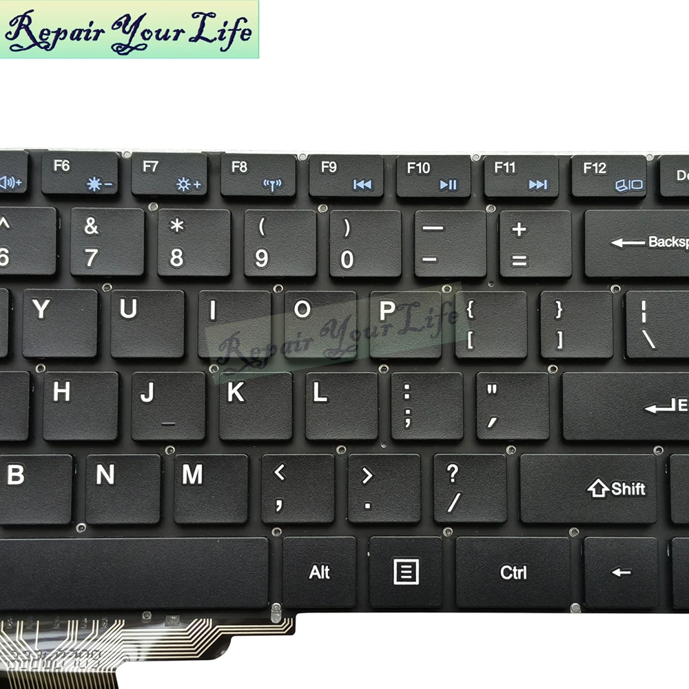 US English Keyboard For IPASON Storm Dragon P3 XU141 14' United States USA Notebook Keyboards Teclado Black Keycaps PC Parts New