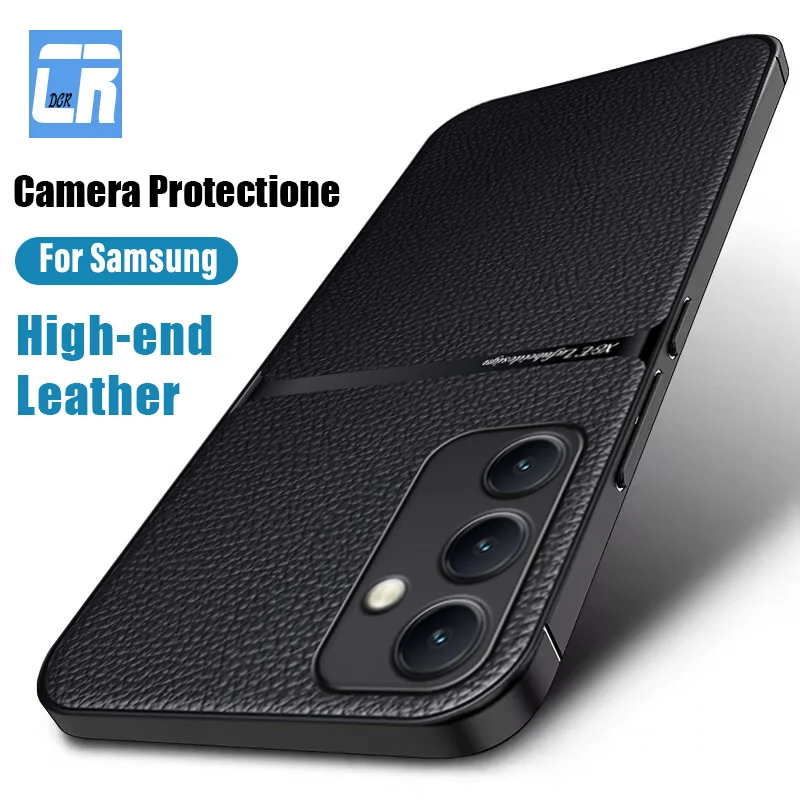 Retro Business Premium Leather Phone Case For Samsung Galaxy A55 A35 A25 A54 A34 A53 A52 A52S S20 S21 S23 FE Magnetic Back Cover