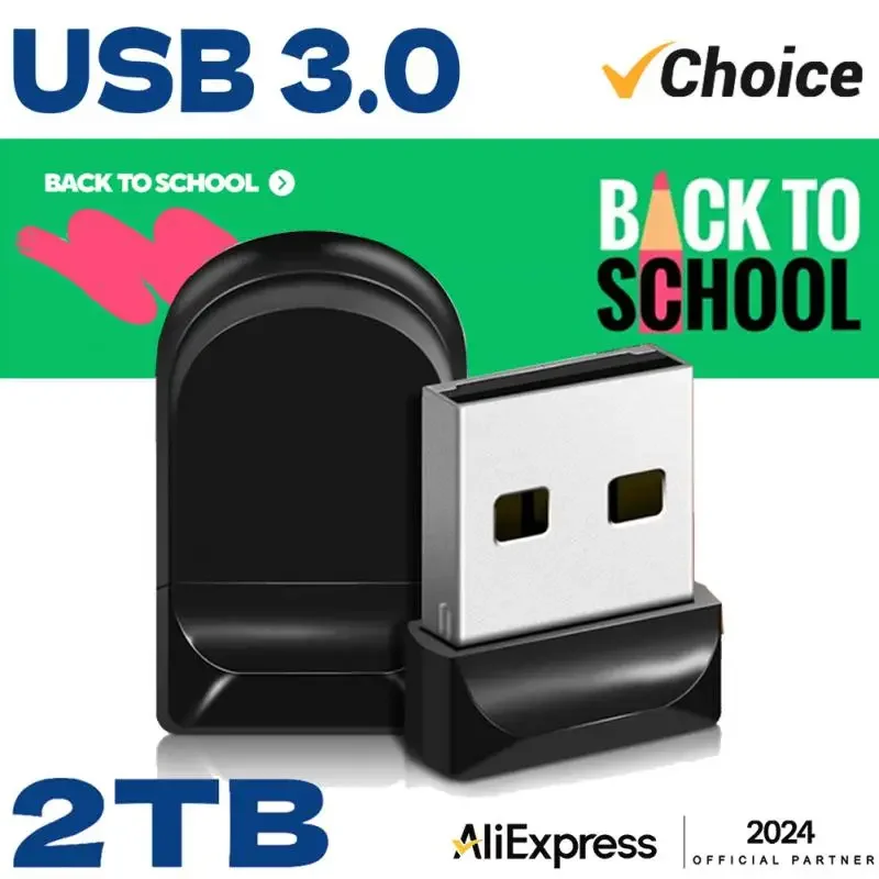 USB 3.0, Pendrive de alta velocidade, Unidade USB portátil, Disco de memória, 512GB, 256GB, 1TB, 2TB